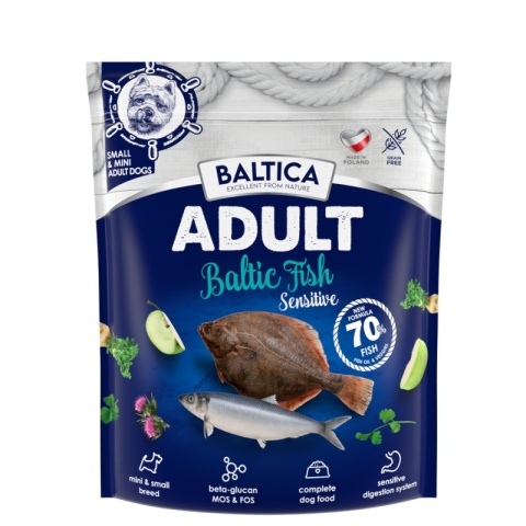 Baltica Sensitive Baltic Fish XS/S 1kg - ryby bałtyckie - małe rasy