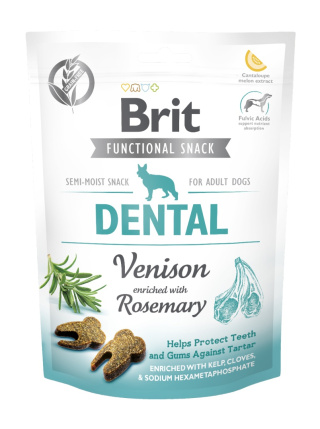 Brit Care Functional Dental 150g - jeleń - przysmaki dla psa