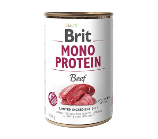 Brit Mono Protein Beef 400g wołowina - Karma Mokra Dla Psów Dorosłych