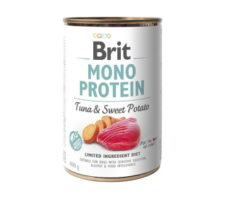 Brit Mono Protein Tuna & Sweet Potato 400g tuńczyk z batatami - karma mokra dla psów dorosłych