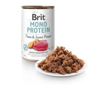 Brit Mono Protein Tuna & Sweet Potato 400g tuńczyk z batatami - karma mokra dla psów dorosłych