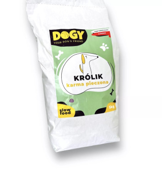 Dogy królik 5kg - karma pieczona dla psów dorosłych