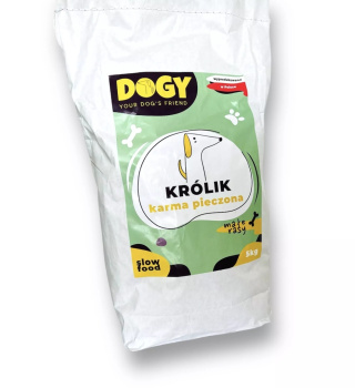 DOGY Królik 5kg - Karma Pieczona dla Małych Ras