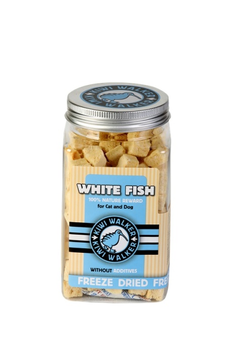 Kiwi Walker - 100% WHITE FISH - BIAŁA RYBA - liofilizowane przysmaki 60g