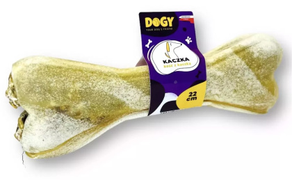 Dogy Kość z kaczką i jabłkiem 22cm 1szt. - przysmak dla psa