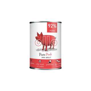 Ollo Pure Pork 400g wieprzowina - karma mokra dla psów dorosłych