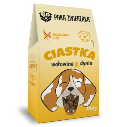 Paka Zwierzaka - Ciastka - Wołowina z dynią 200g