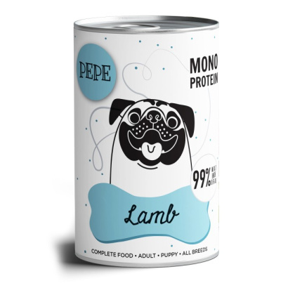 PAKA ZWIERZAKA - PEPE - MONOPROTEIN LAMB - Jagnięcina 400g