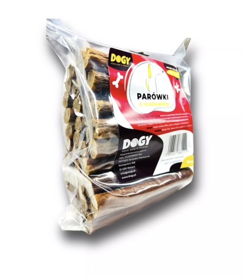 Dogy Parówki z wołowiny 1kg - przysmaki dla psa