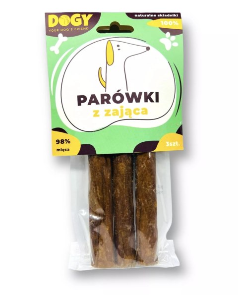 Dogy Parówki z zająca 3szt. - przysmaki dla psa