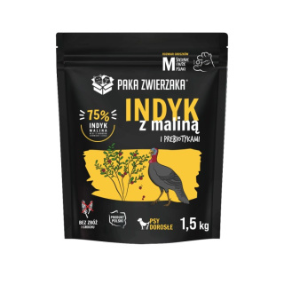 PAKA ZWIERZAKA - Seventh Heaven - Indyk i malina M 1,5kg - średnie rasy