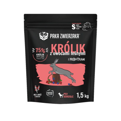 PAKA ZWIERZAKA - Seventh Heaven - Królik i owoce leśne S 1,5kg - małe rasy