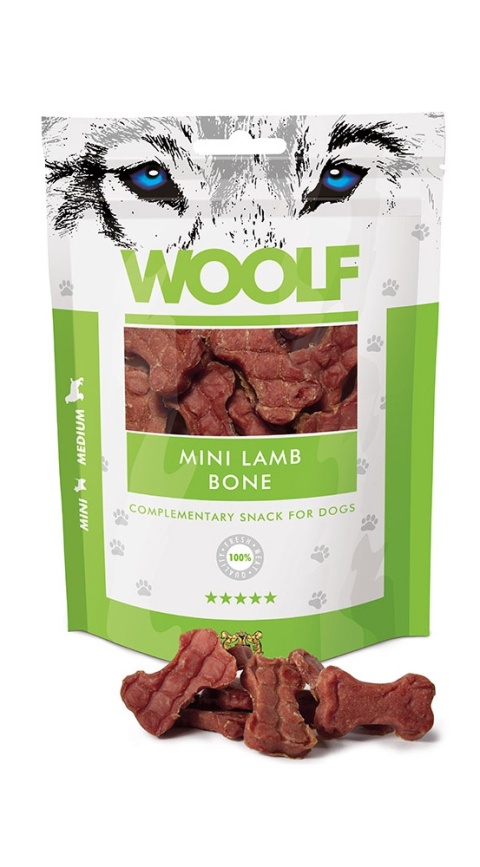 Woolf - Mini Lamb Bone 100g - jagnięcina - przysmak dla psa