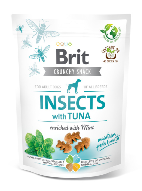 BRIT CRUNCHY INSECTS WITH TUNA - TUŃCZYK 200G