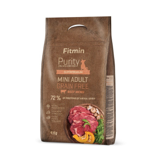 FITMIN PURITY - ADULT MINI BEEF - 4KG - WOŁOWINA MAŁE RASY