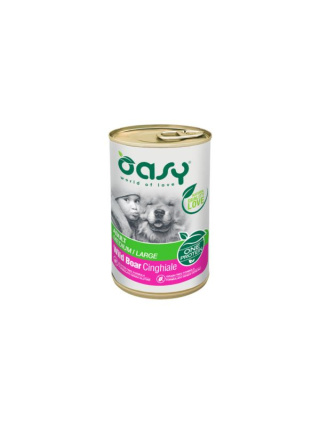 OASY ONE PROTEIN ADULT - DZICZYZNA 400G - KARMA MOKRA DLA PSA