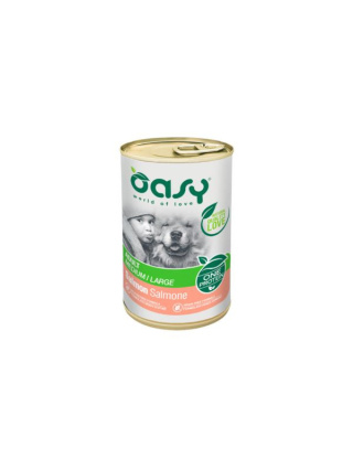 OASY ONE PROTEIN ADULT - ŁOSOŚ 400G - KARMA MOKRA DLA PSA