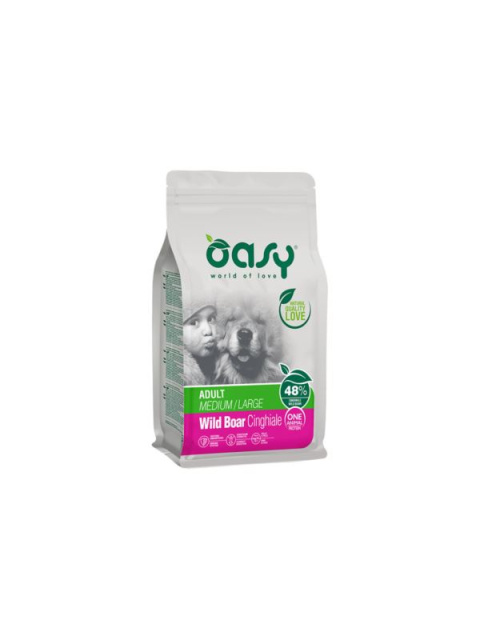 OASY ONE PROTEIN ADULT M/L - DZIK 2,5KG - KARMA SUCHA DLA PSA