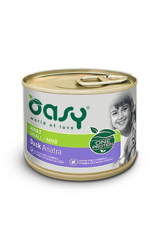 OASY ONE PROTEIN MINI ADULT - KACZKA 200G - KARMA MOKRA DLA PSA