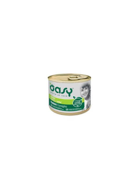 OASY ONE PROTEIN MINI ADULT - KRÓLIK 200G - KARMA MOKRA DLA PSA