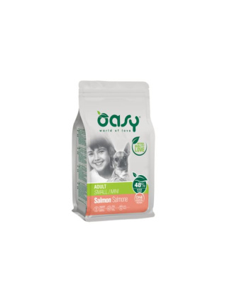 OASY ONE PROTEIN MINI ADULT - ŁOSOŚ 0,8KG - KARMA SUCHA DLA PSA