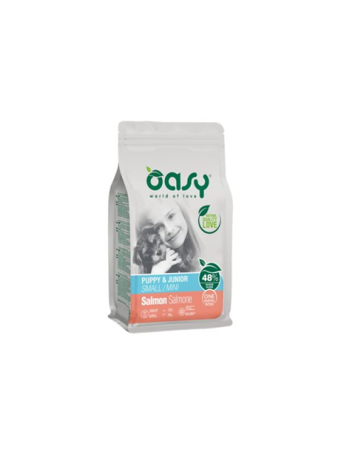 OASY ONE PROTEIN MINI PUPPY - ŁOSOŚ 2,5KG - KARMA SUCHA DLA PSA