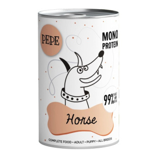 PAKA ZWIERZAKA - PEPE - MONOPROTEIN HORSE - Konina 400g