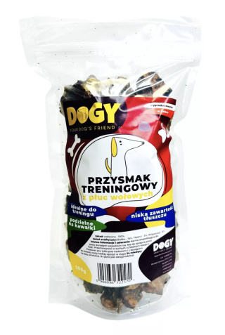 DOGY - PRZYSMAK TRENINGOWY Z PŁUC WOŁOWYCH 100G