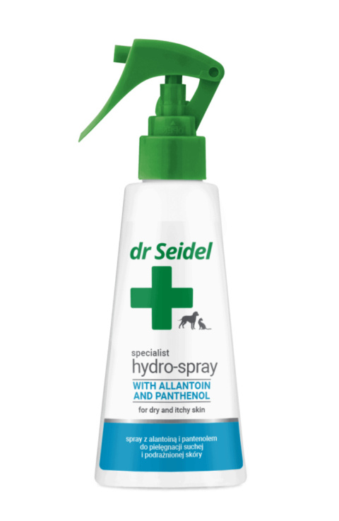 Dr Seidel Hydro Spray 100ml - spray nawilżający i łagodzący skórę dla psa