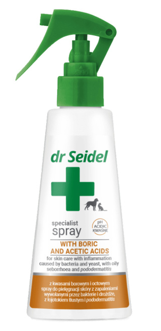 Dr Seidel Spray z kwasami borowym i octowym 100ml