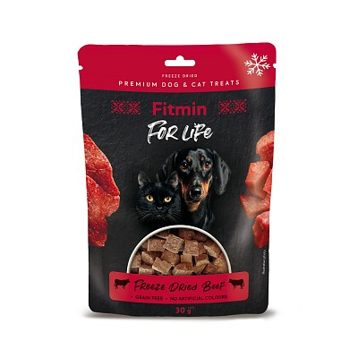 Fitmin Freeze Dried Beef 30g - liofilizowana wołowina mono