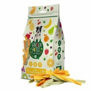 GARDEN BITES - FRUITY DENTAL SWIRLS - S - 30szt - wege gryzaki dla psa