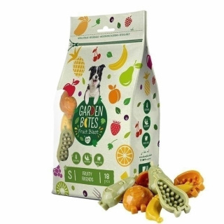 GARDEN BITES - FRUITY FRIENDS - S - 18szt - wege gryzaki dla psa