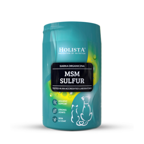 HOLISTAPets - MSM Sulfur 250g - siarka biogenna dla psów i kotów