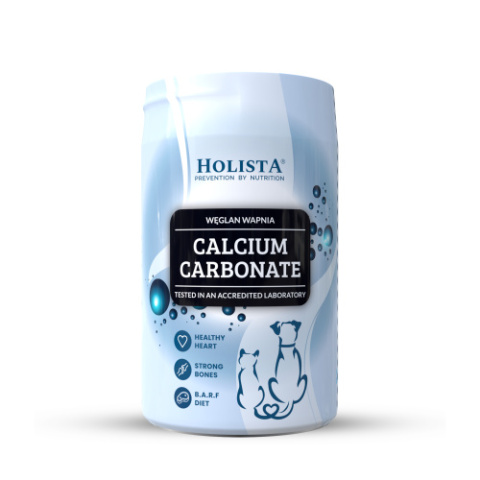 HOLISTAPets - Calcium Carbonate 250g - węglan wapnia dla psów i kotów