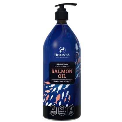 HOLISTAPets - SALMON OIL 1000ml - olej z łososia dla psa i kota