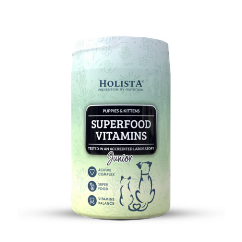 HOLISTAPets - SuperFood Vitamins JUNIOR 600g - witaminy i minerały dla szczeniąt i kociąt