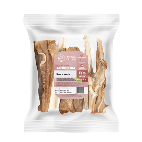 MeatStuff - Skóra kozia 250g - gryzak dla psa