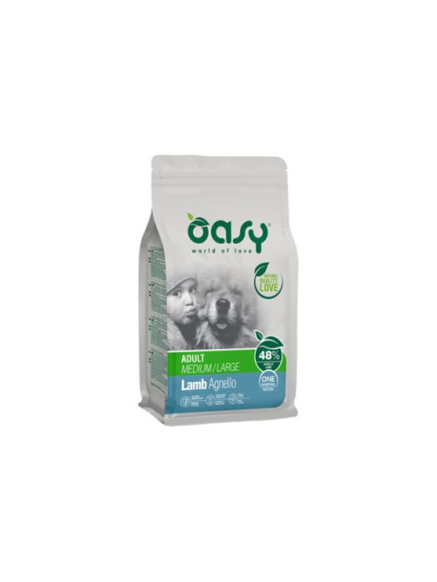 OASY ONE PROTEIN ADULT M/L - JAGNIĘCINA 2,5KG - KARMA SUCHA DLA PSA