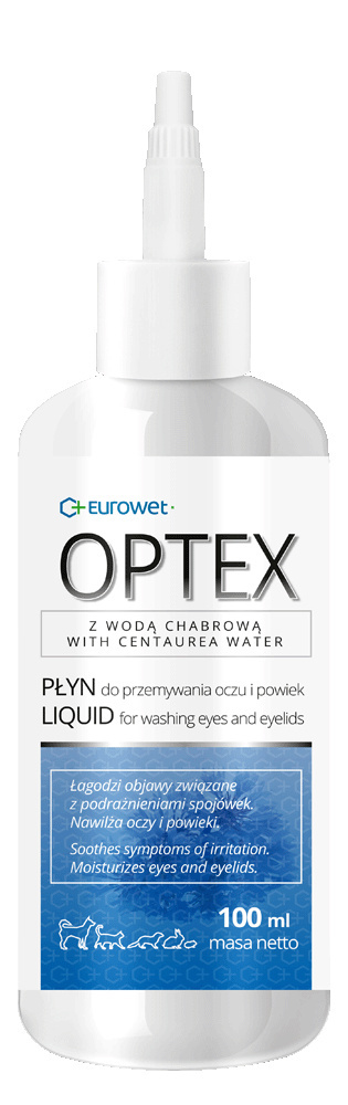 Optex - płyn do przemywania oczu i powiek dla psa i kota - 100ml