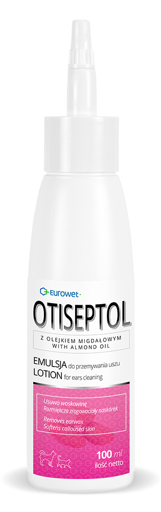 Otiseptol - emulsja do przemywania uszu dla psa i kota - 100ml