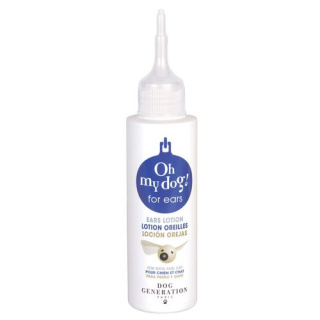 Oh My Dog For Ears 125ml - płyn do pielęgnacji uszu dla psa i kota, z kwasem bornym