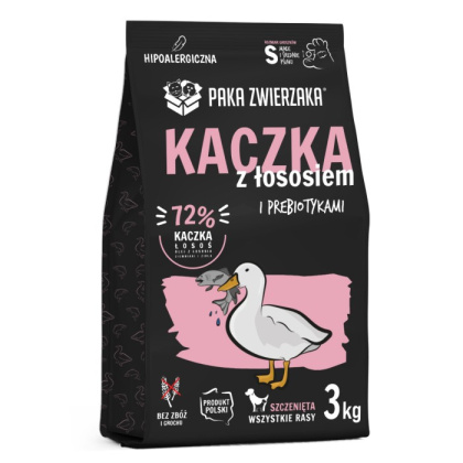 PAKA ZWIERZAKA - Seventh Heaven - Kaczka i łosoś Puppy 3kg - karma dla szczeniąt