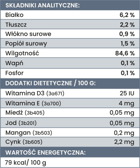 PERRO LIGHT - KACZKA Z WARZYWAMI 800G - MONOBIAŁKOWA KARMA MOKRA LIGHT DLA PSA