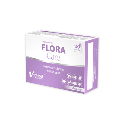 VetFood - Flora Care 60 kapsułek - probiotyk z maślanem sodu