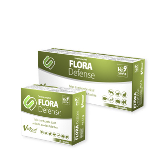 VetFood - Flora Defense 60 kapsułek - synbiotyk dla psa i innych zwierząt domowych