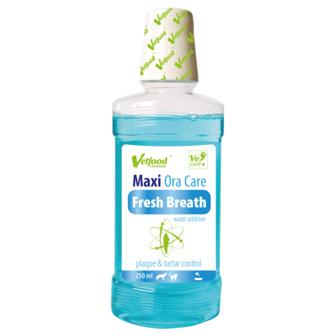 VetFood - MAXI OraCare Fresh Breath 250ml - płyn odświeżający jamę ustną