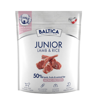 Baltica Lamb&Rice JUNIOR 1kg - jagnięcina z ryżem - karma dla szczeniąt