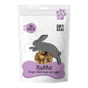 PAKA ZWIERZAKA - LIO PEPE RABBIT 60g - liofilizowana wątróbka z królika