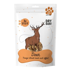 PAKA ZWIERZAKA - LIO PEPE DEER 60g - liofilizowane mięso jelenia